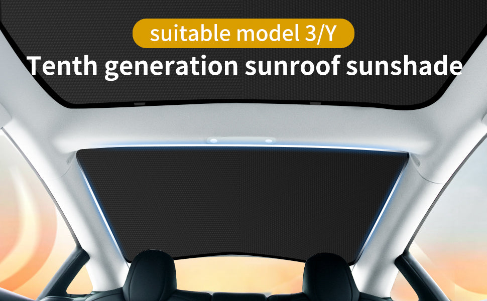 Roof Sunshade for Tesla Model 3 Accessories 2017-2023