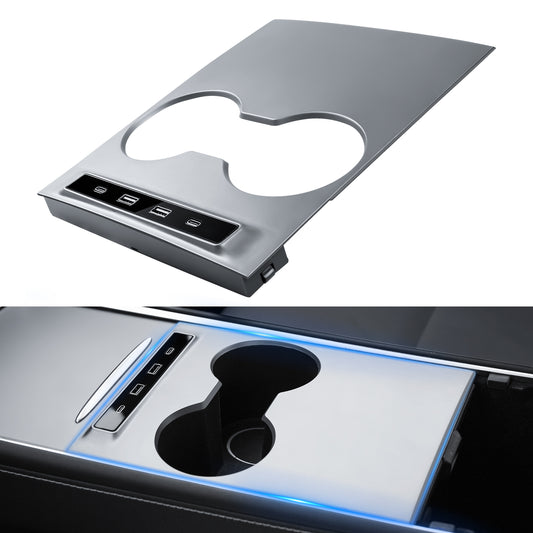USB Hub for 2021-2025 Tesla Model Y and 2017-2023 Model 3 Accessories
