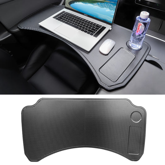 Foldable Laptop Table Food Tray for 2017-2025 Tesla Model 3 and Model Y Accessories