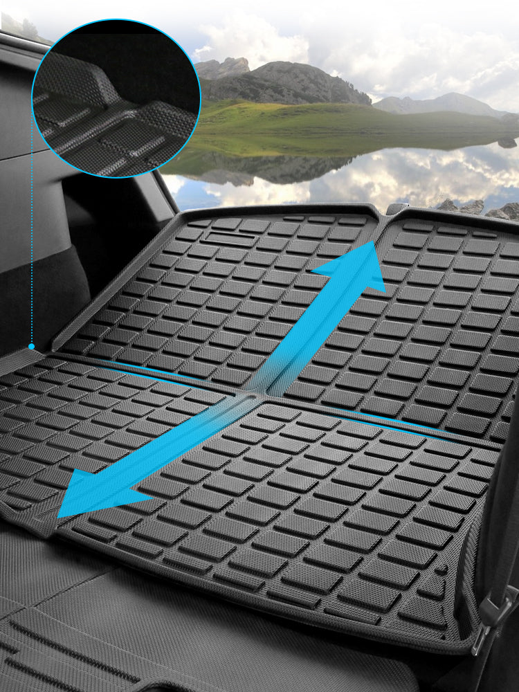 All Weather TPE Rear Trunk Cargo Mat for 2021-2025 Tesla Model Y Accessories