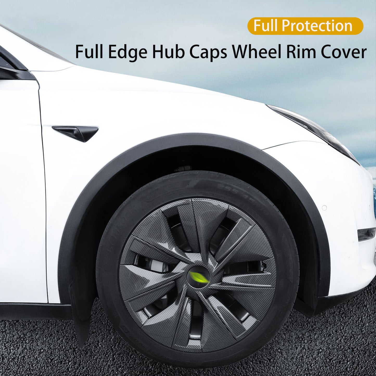 19 Inch Full Edge Hubcaps for Tesla Model Y