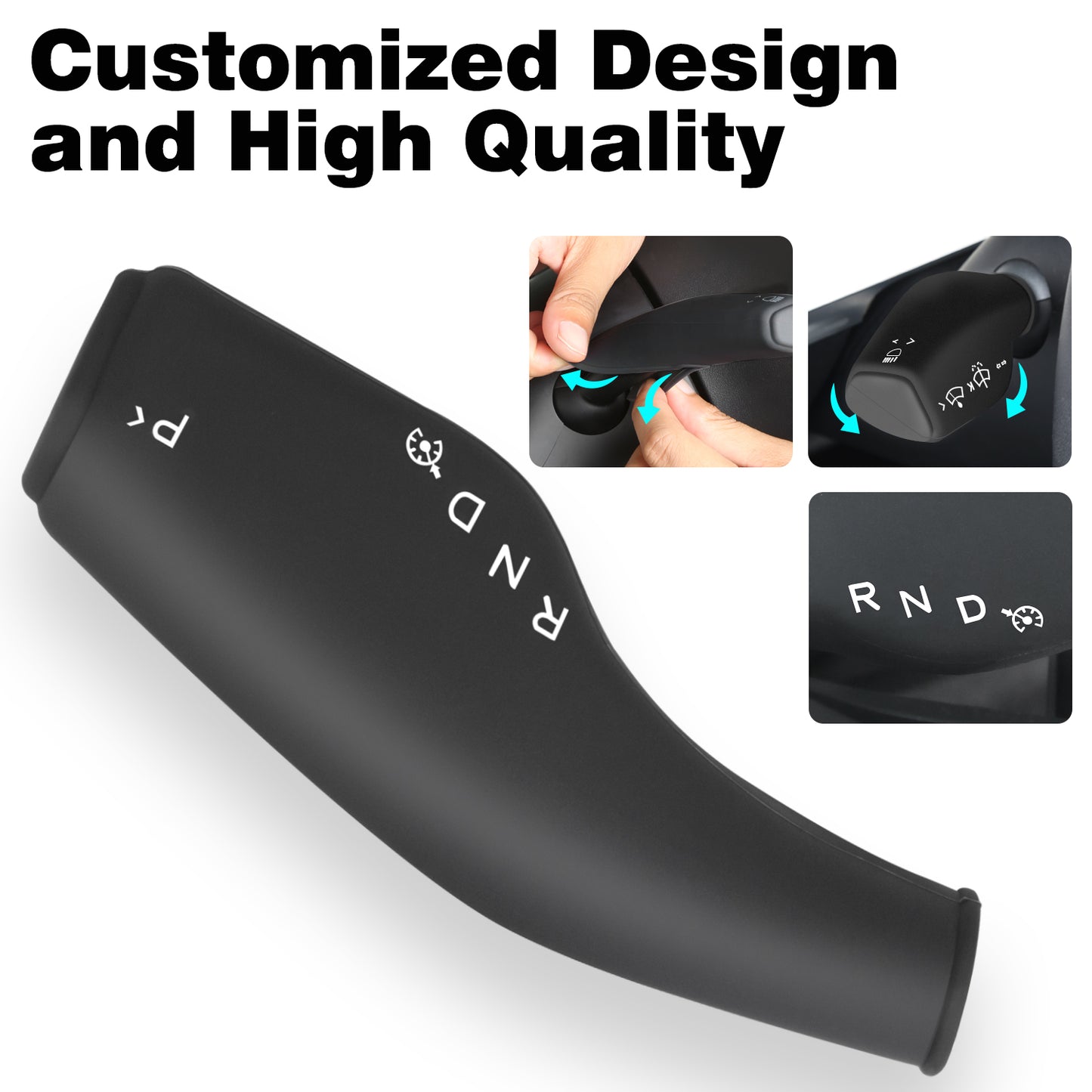 Silicone Steering Lever Cover for 2017-2023 Tesla Model 3 and 2021-2025 Model Y Accessories