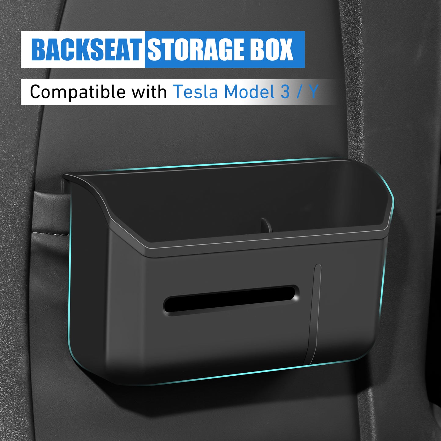Seat Back Organizer for 2017-2023 Tesla Model 3 and 2021-2025 Model Y Accessories
