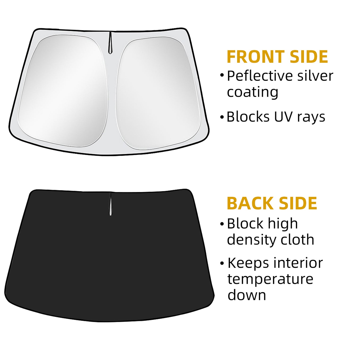 Front Windshield Sunshade for Tesla Model 3