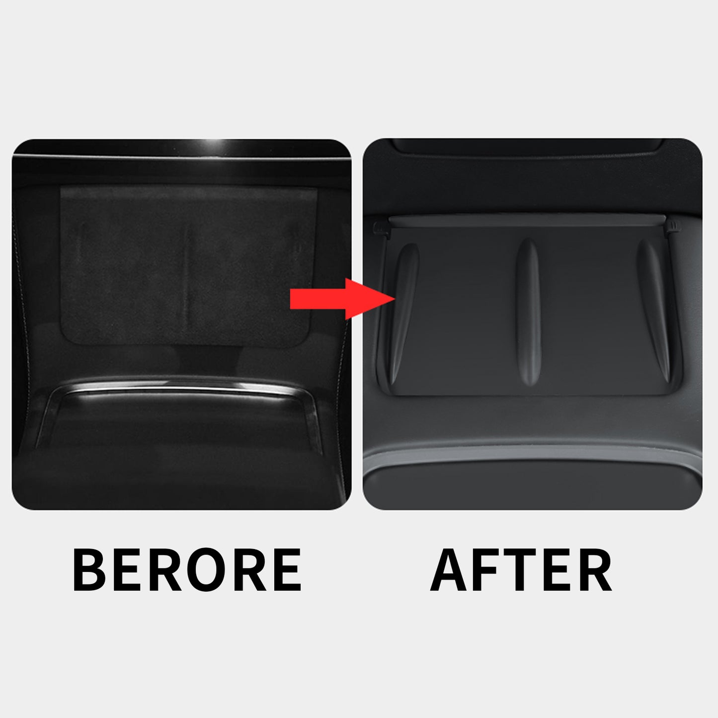 Center Console Wireless Charger Silicone Mat for 2021-2022 Tesla Model 3 and Model Y Accessories