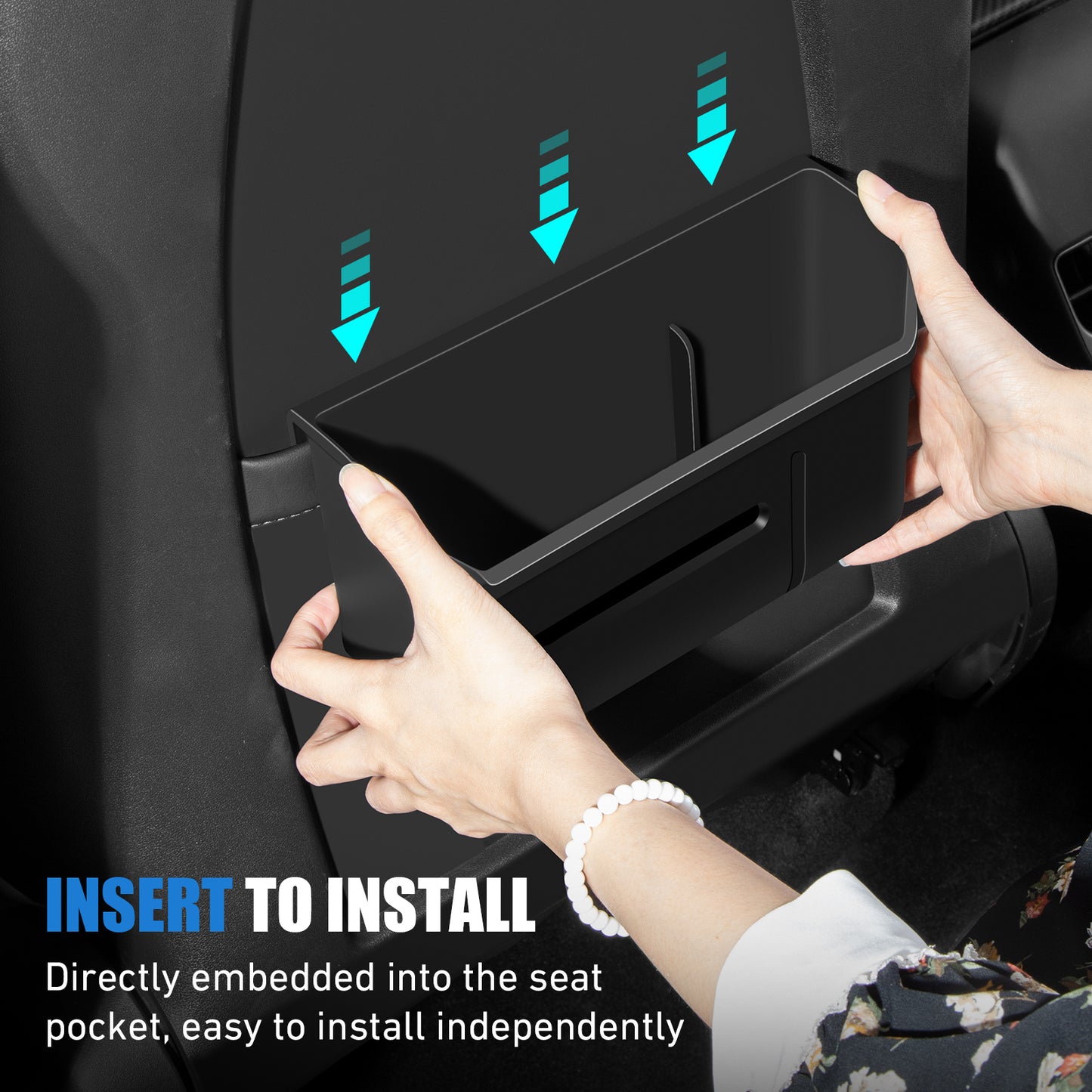 Seat Back Organizer for 2017-2023 Tesla Model 3 and 2021-2025 Model Y Accessories