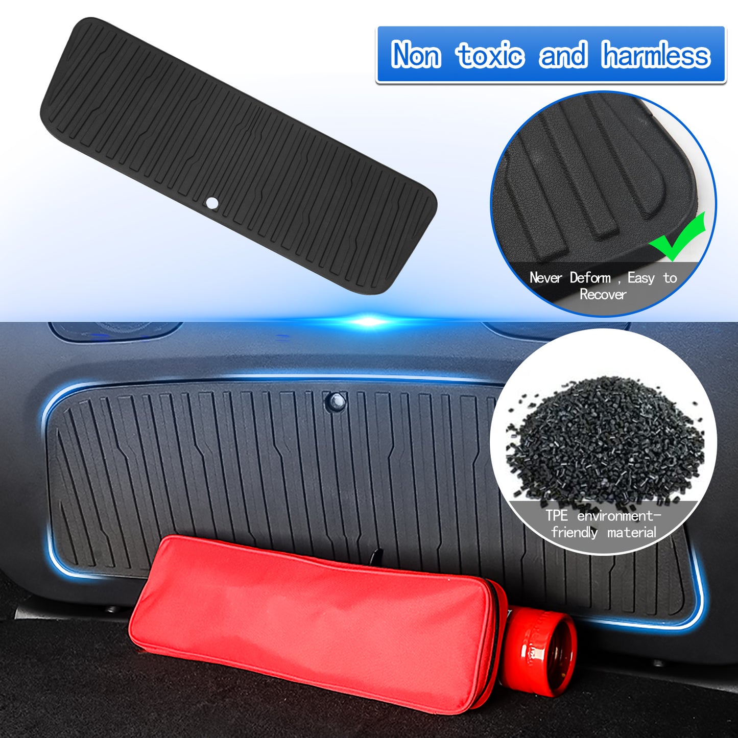 Trunk Tailgate Mat for 2021-2025 Tesla Model Y Accessories