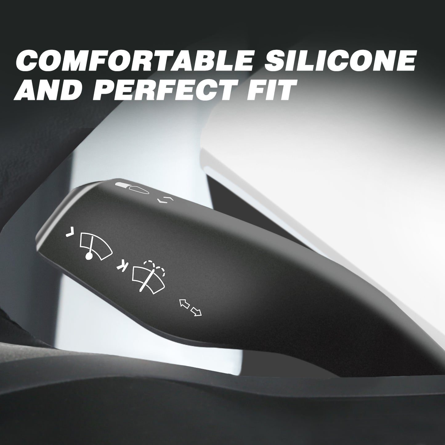 Silicone Steering Lever Cover for 2017-2023 Tesla Model 3 and 2021-2025 Model Y Accessories