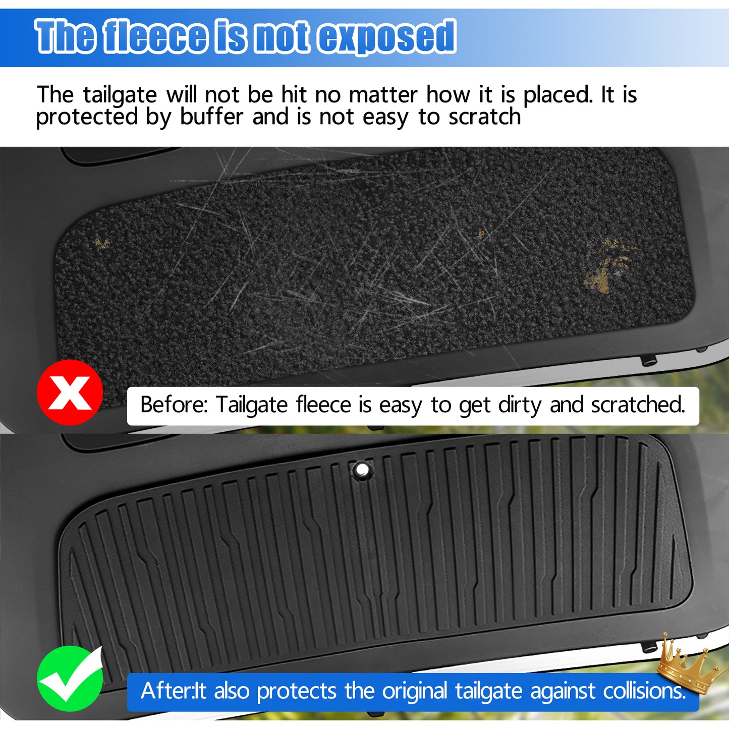 Trunk Tailgate Mat for 2021-2025 Tesla Model Y Accessories