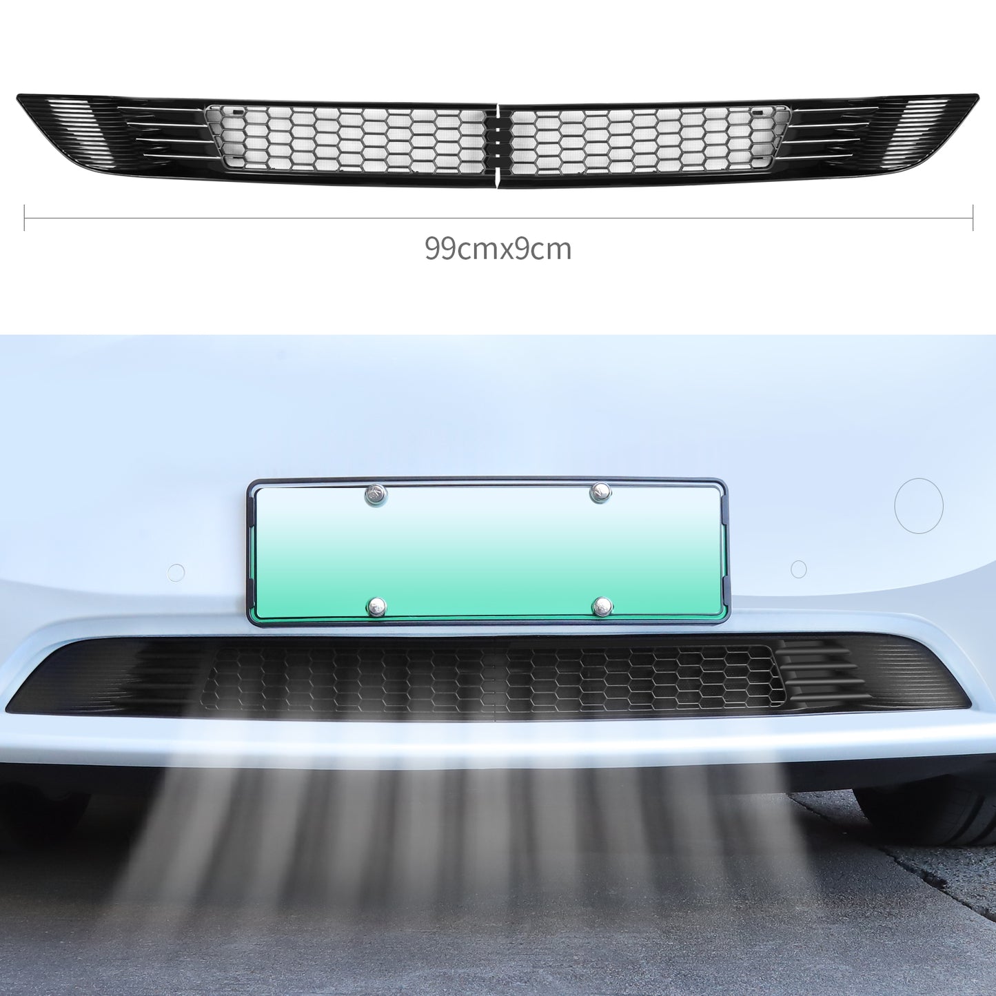 Grille Mesh Inserts for 2021-2025 Tesla Model Y Accessories