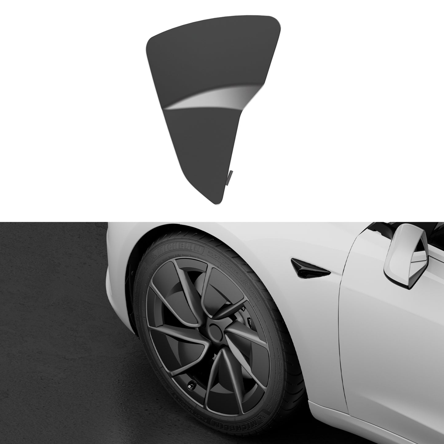 for 2024 New Tesla Model 3 Highland High Performance ABS Wheel Cover Wheel Decoration Hubcaps