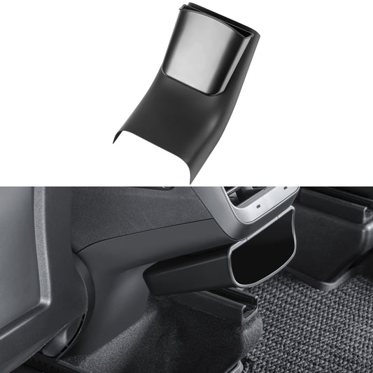 Rear Air Condition Vent Outlet Anti Kick Trim Cover with Storage Box for 2017-2023 Tesla Model 3 & 2020-2024 Model Y Accessories