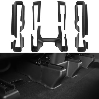 Upgrade Seat Slide Rail Pad Cover Protectors for 2023-2021 Tesla Model Y Accessories (7PCS)