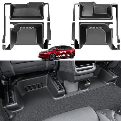 4PCS Seat Slide Rail Pad Cover Protectors for Tesla Model YL Accessories 2026