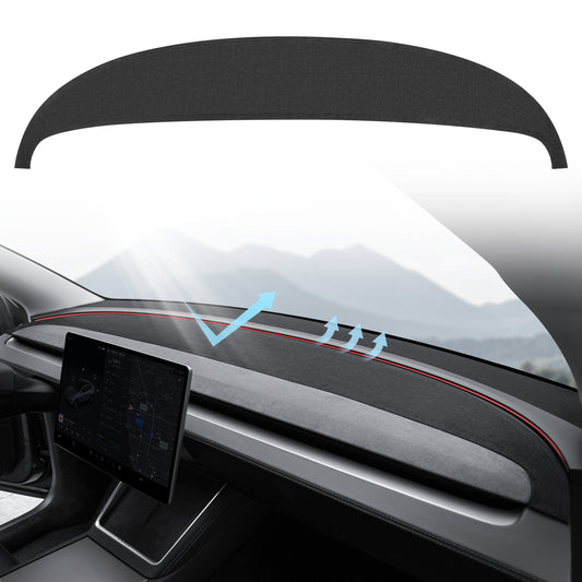 Dashboard Cover,[Anti-Glare and Dustproof] Suede Dashboard Pad Dash Mat Compatible with New Tesla 2025-2026 New Model Y Juniper Accessories