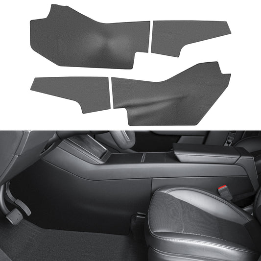 4PCS Center Console Side Anti-Kick Mats for Tesla Model Y 2025-2026 Juniper Waterproof & Dust Resistant Protector Cover