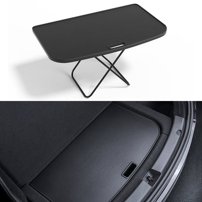 Camping Table Tray Trunk Table Picnic Table Laptop Desk Compatible with 2021-2024 Tesla Model Y Accessories
