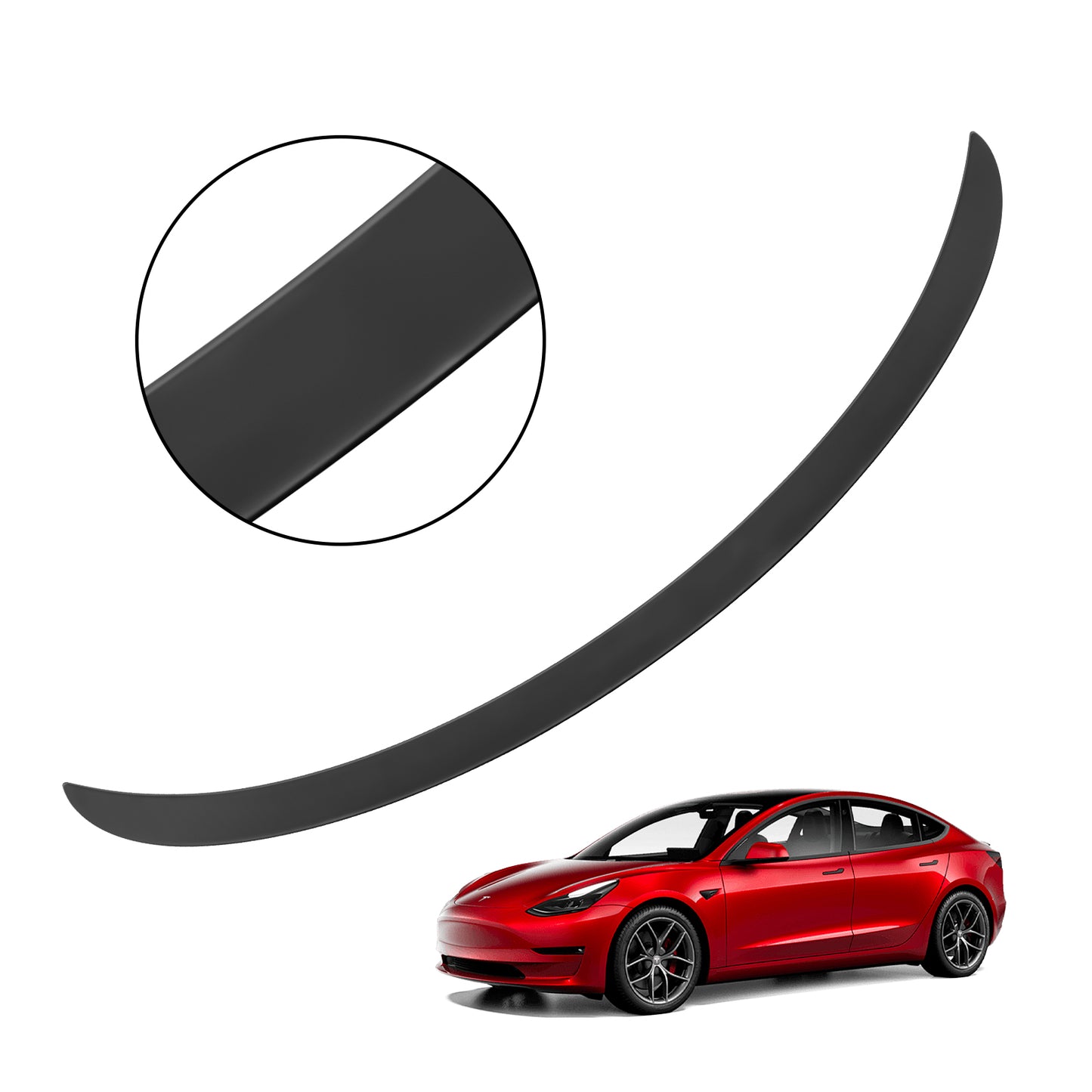 Newest Spoiler Sporty Rear Wing for Tesla Model 3 Accessories 2023-2017