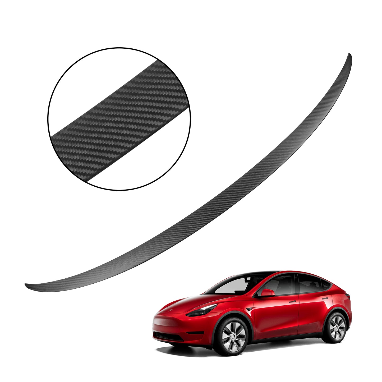 Newest Spoiler Sporty Rear Wing for Tesla Model Y Accessories 2024-2020