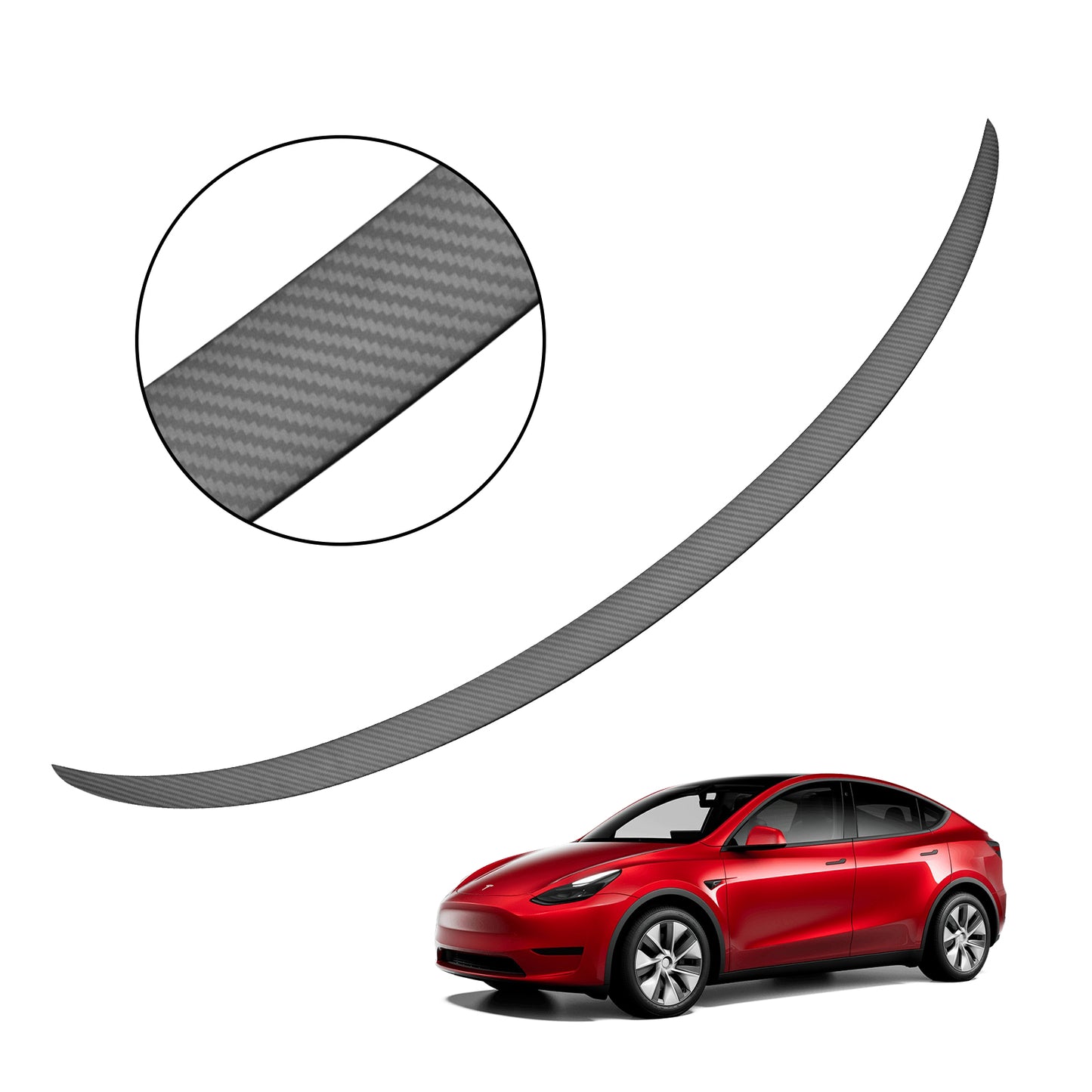 Newest Spoiler Sporty Rear Wing for Tesla Model Y Accessories 2024-2020