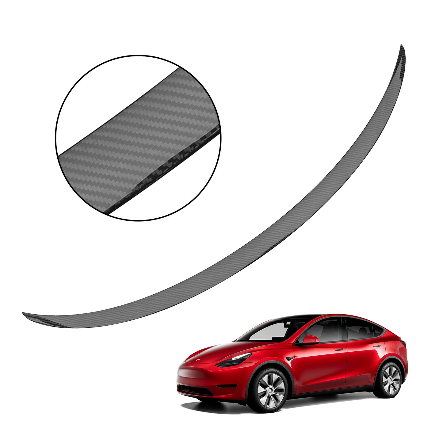 Newest Spoiler Sporty Rear Wing for Tesla Model Y Accessories 2024-2020