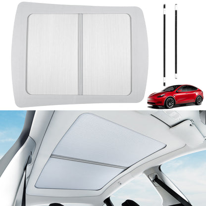 Retractable Sunshade Compatible with 2020-2023 Tesla Model Y & Model 3