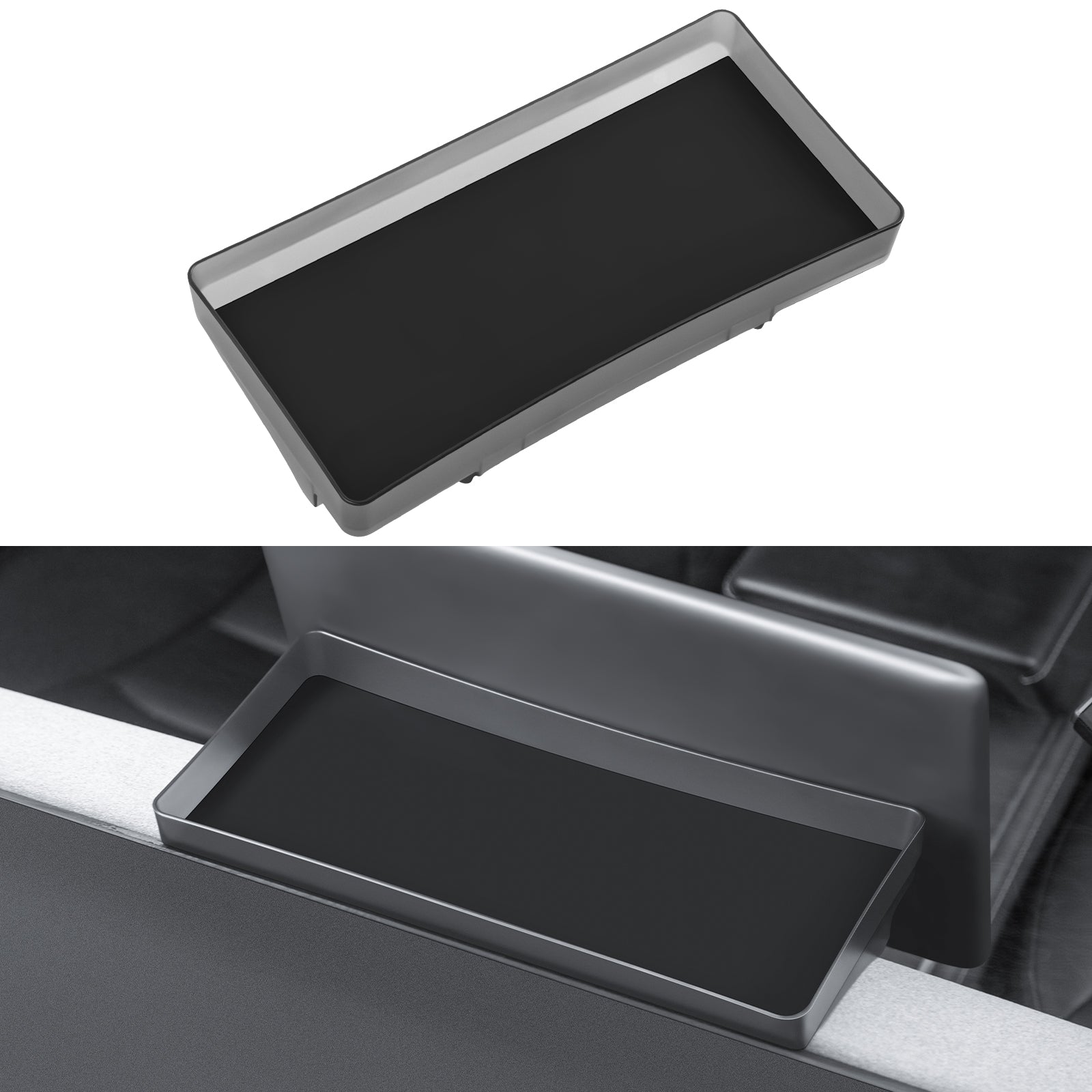 Tesla 3 Rear Screen Storage Rack Behind Screen Storage Box for 2021-2023 Tesla Model 3 and 2021-2025 Mo ...