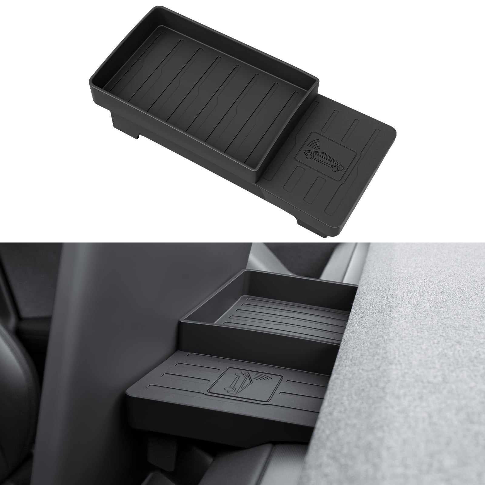 Tesla 3 Rear Screen Storage Rack Behind Screen Storage Box for New 2024-2025 New Tesla Model 3 Highland ...