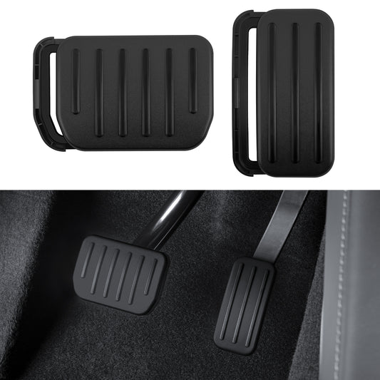 Upgrade 2PCS Model 3 & Y Foot Pedals Pads Cover Compatible with 2020-2023 Tesla Model 3 Y Accessories