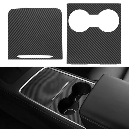 Carbon Fiber Console Cover for Tesla Model 3 Y Accessories