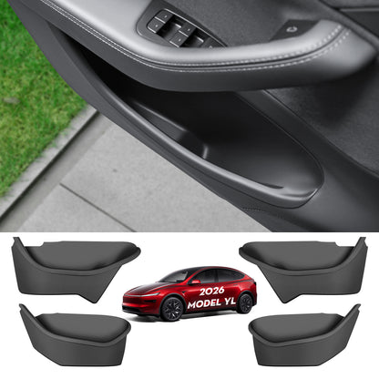 4PCS Door Side Storage Box for 2026 New Tesla ModelYL and Model Y Juniper Accessories