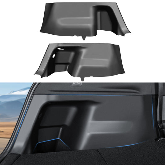 2PCS Rear Trunk Side Protectors for Tesla Model Y Juniper 2025-2026, TPE Side Panel Guards, Cargo Area Protective