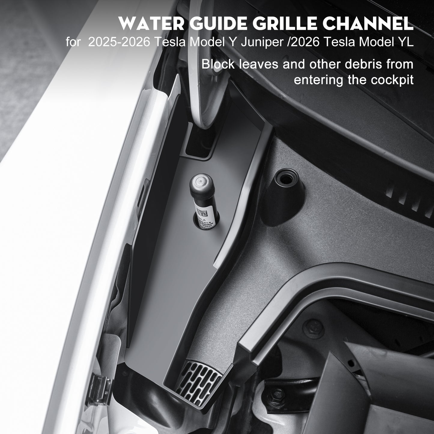 Water Guide Grille Channel for 2026 New Tesla ModelYL Accessories