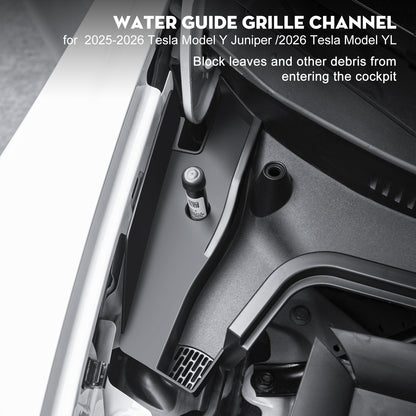 Water Guide Grille Channel for 2026 New Tesla ModelYL Accessories
