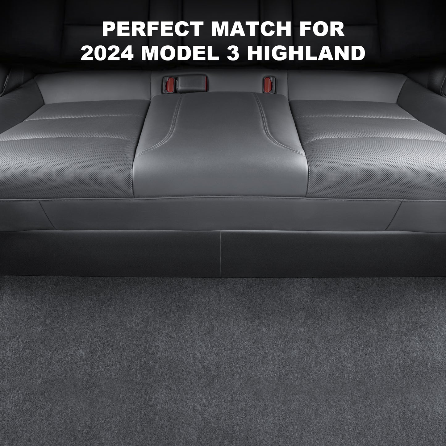 Back Seat Cover Anti-Kick Mat for 2024 Tesla Model 3 Highland Accessories