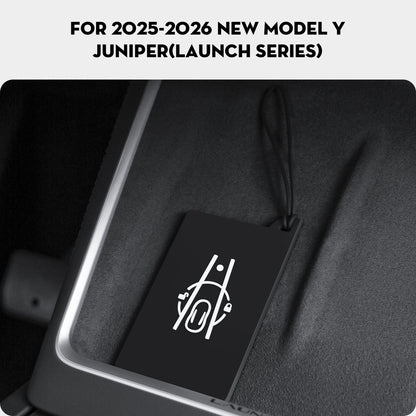 2PCS Key Card Holder for New Model Y Juniper Silicone Key Protector Case Cover Keychain for 2025-2026 Tesla Model Y Juniper Accessories