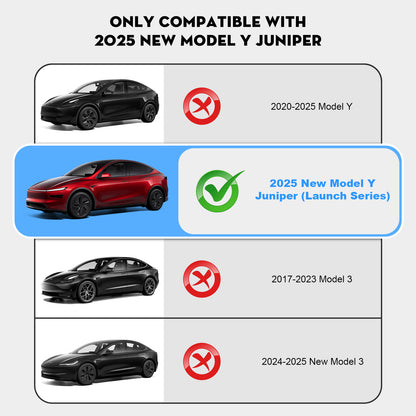 Rear Back Seat Protector for 2025 New Model Y Juniper (Launch Series) 5-Seater Accessories(3PCS)