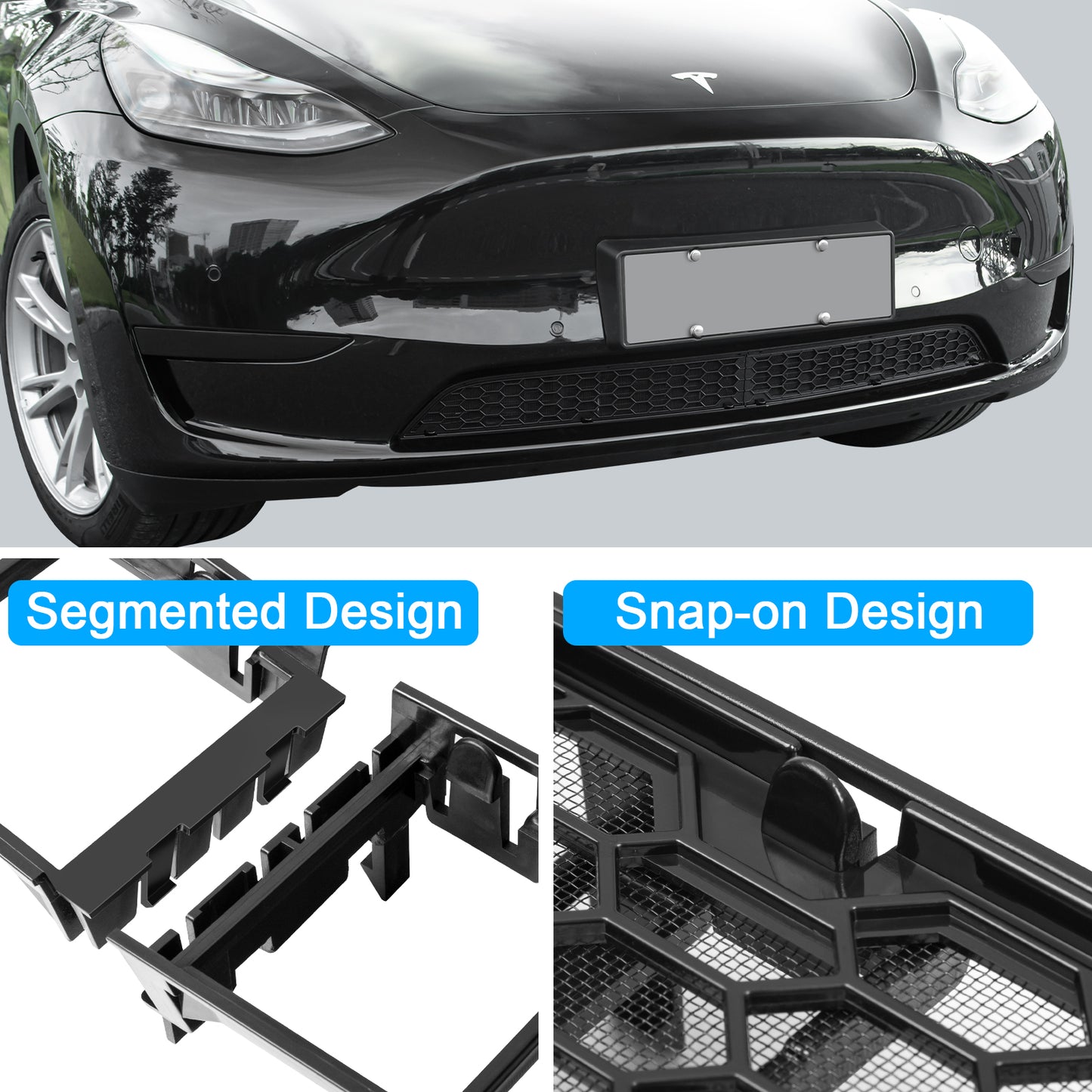 Grille Mesh Inserts for Tesla Model Y 2021-2024 Accessories