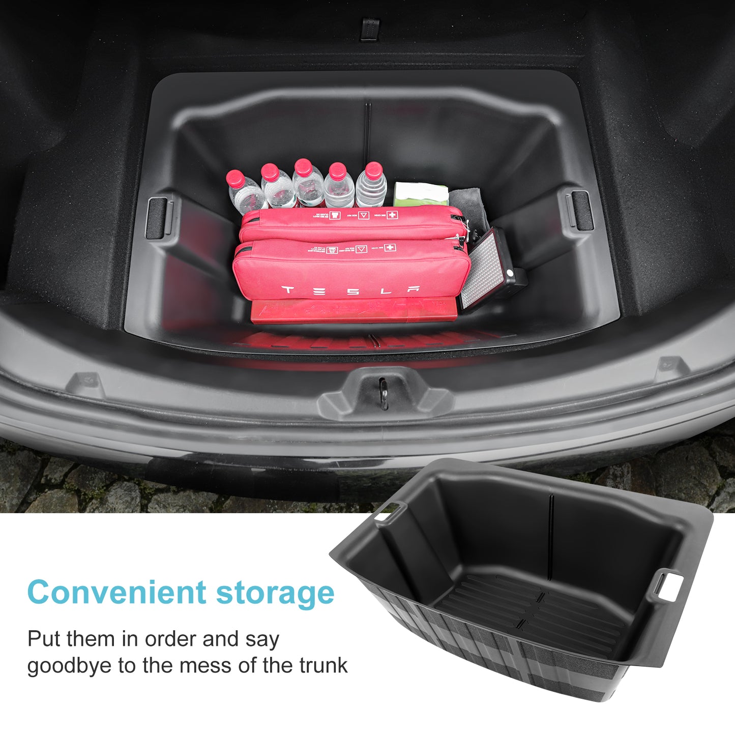 Rear Trunk Organizer For Tesla Model 3 2017-2021 Accessories