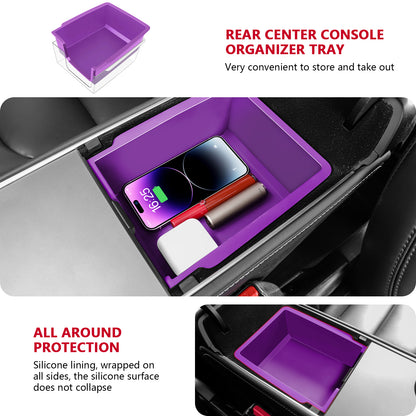 6PCS Center Console Organizer for Model 3 Y Accessories