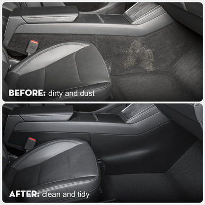 4PCS Center Console Side Anti-Kick Mats for Tesla Model Y 2025-2026 Juniper Waterproof & Dust Resistant Protector Cover