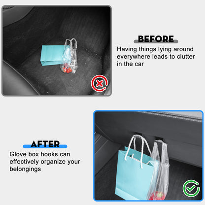 Glove Box Hook for 2024-2026 New Tesla Model 3 Highland and 2025-2026 New Model Y Juniper Interior Accessories