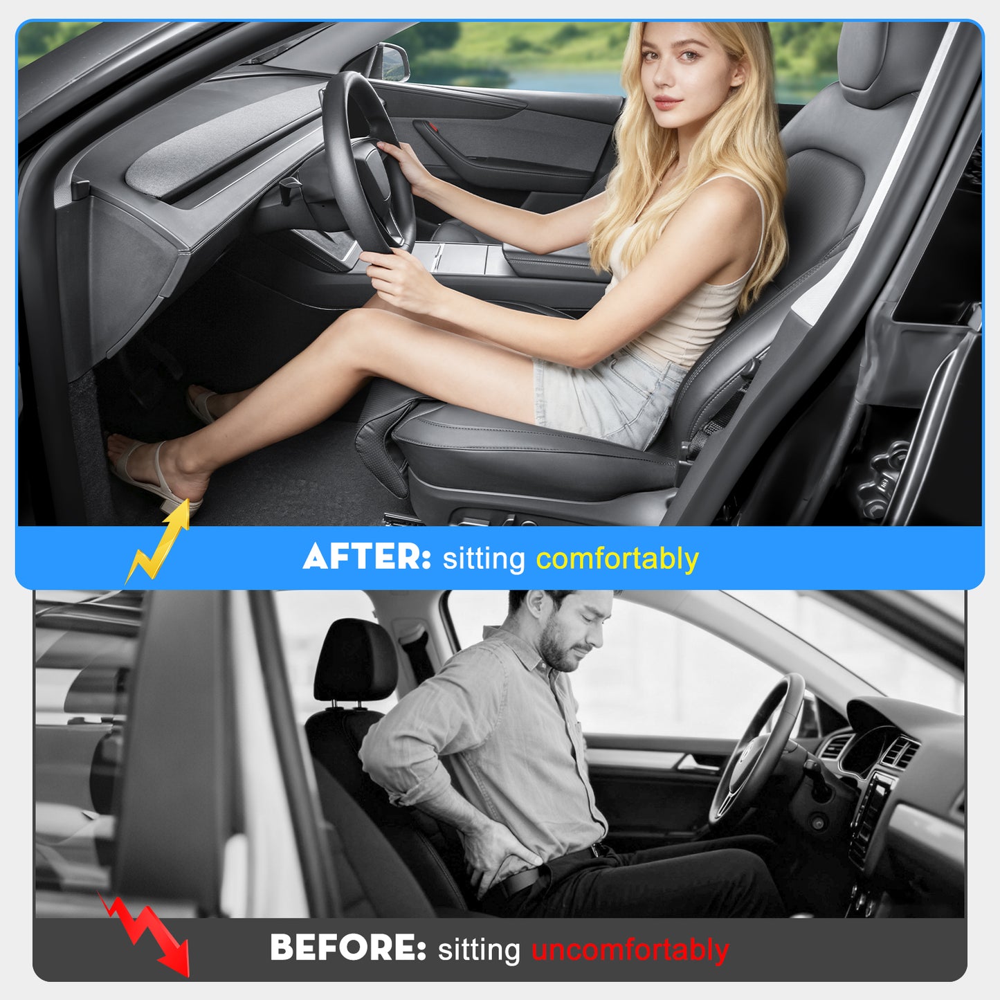 Car Seat Covers for New 2025-2026 Tesla Model Y Juniper Accessories Full Coverage Waterproof Breathable Comfortable Leather