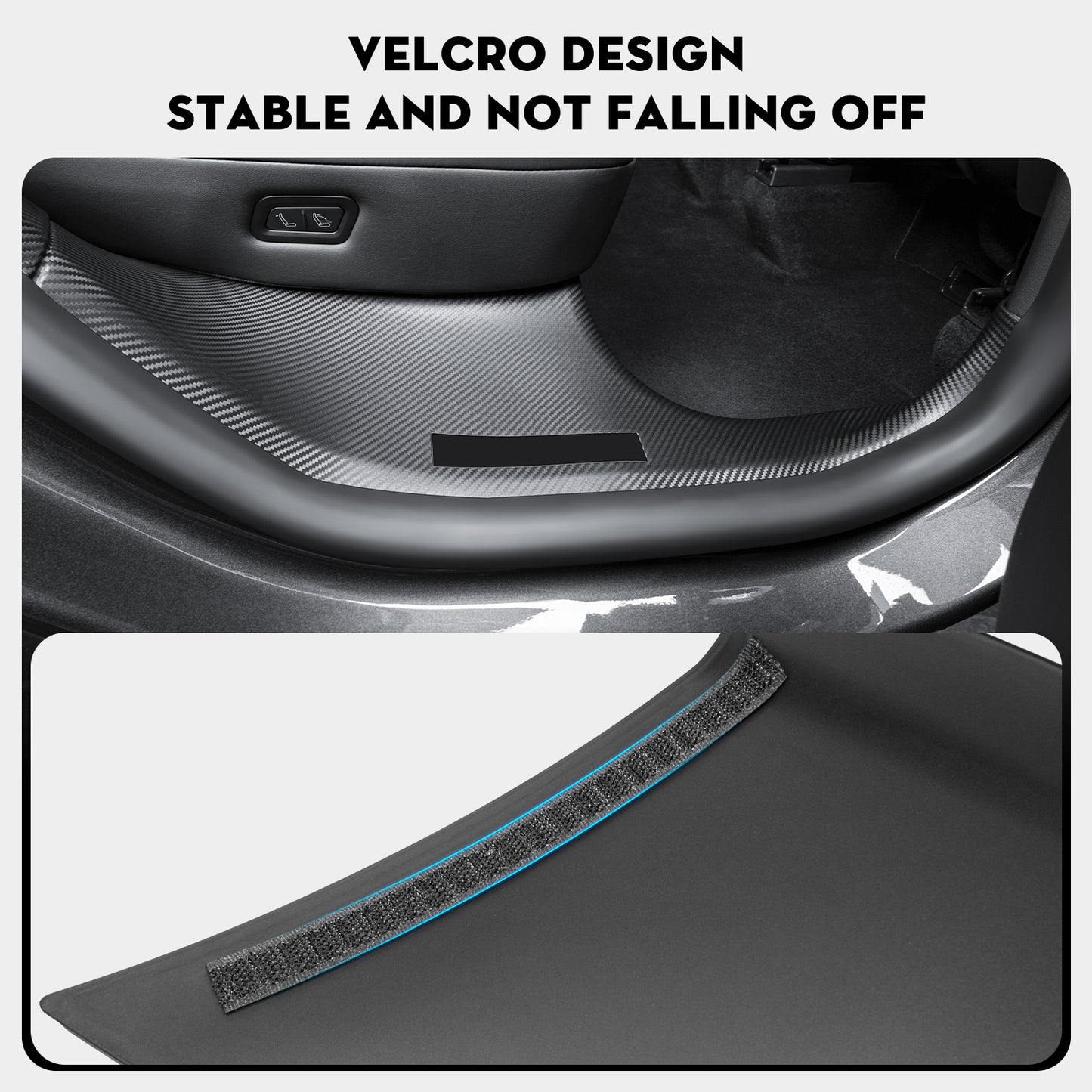 8PCS Door Sill Protector Door Sill Guards Door Entry Guard Anti-Kick Full Protect Door Entry Cover 2025-2026 Model Y Juniper Interior Accessories