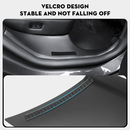 8PCS Door Sill Protector Door Sill Guards Door Entry Guard Anti-Kick Full Protect Door Entry Cover 2025-2026 Model Y Juniper Interior Accessories