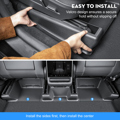 5PCS New Model Y Juniper Seat Slide Rail Pad Cover Protectors for 2025-2026 Tesla Model Y Juniper Accessories