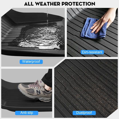 KUNIST 4PCS TPE Floor Mats for Tesla Model YL 2026 All Weather Floor Liners Full Set