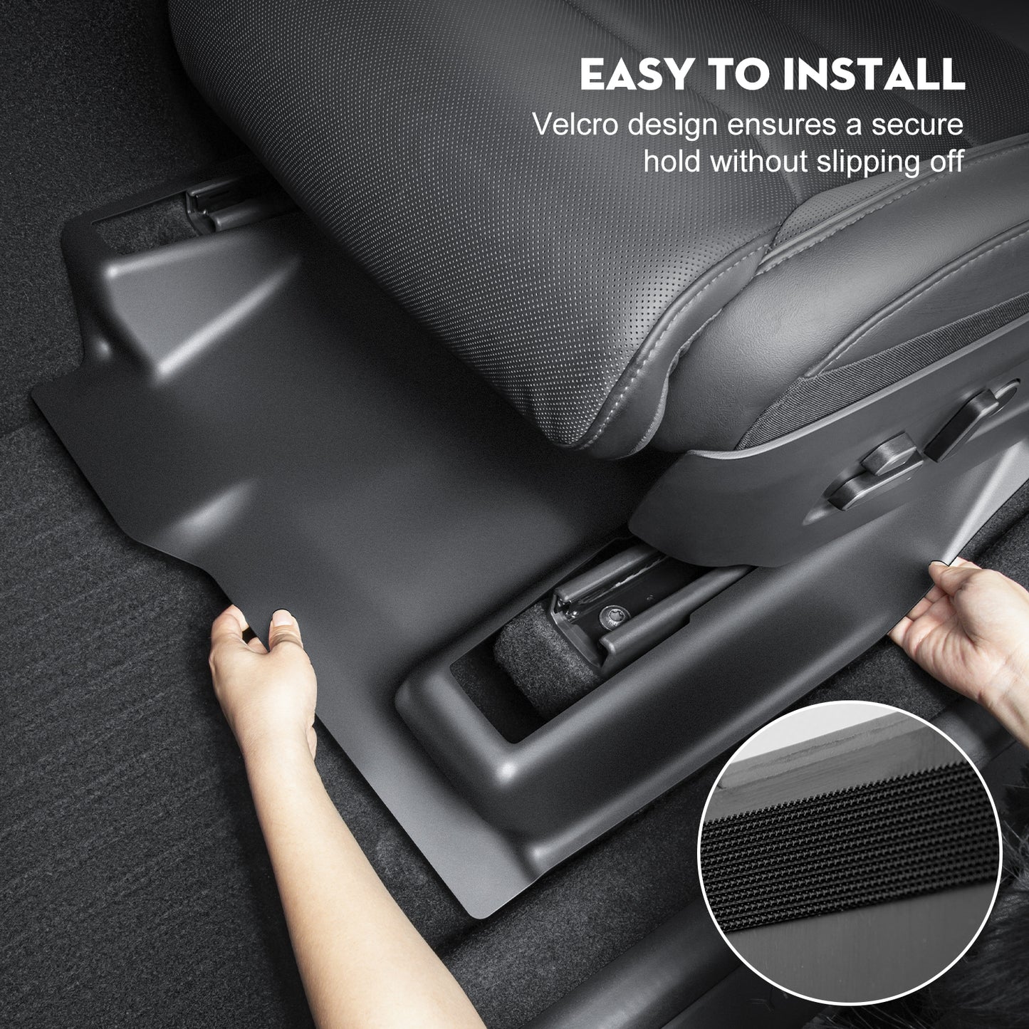 4PCS Seat Slide Rail Pad Cover Protectors for Tesla Model YL Accessories 2026