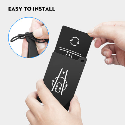 2PCS Key Card Holder for New Model Y Juniper Silicone Key Protector Case Cover Keychain for 2025-2026 Tesla Model Y Juniper Accessories