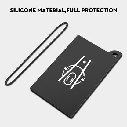 2PCS Key Card Holder for New Model Y Juniper Silicone Key Protector Case Cover Keychain for 2025-2026 Tesla Model Y Juniper Accessories